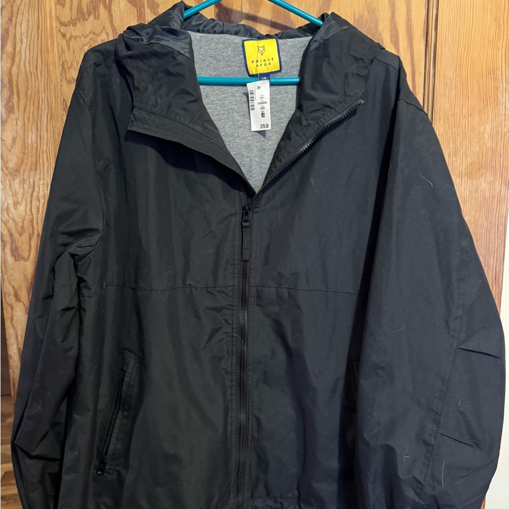 Prince & Fox Gray and Black Hooded Jacket
